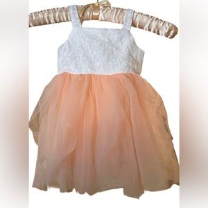 NEW Baby Girl Tutu Party Special Occasion Dress Lace Strap Bodice Size 12-18 mos